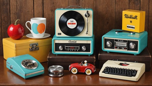 Idées de cadeaux de déco vintage pour les amoureux du rétro